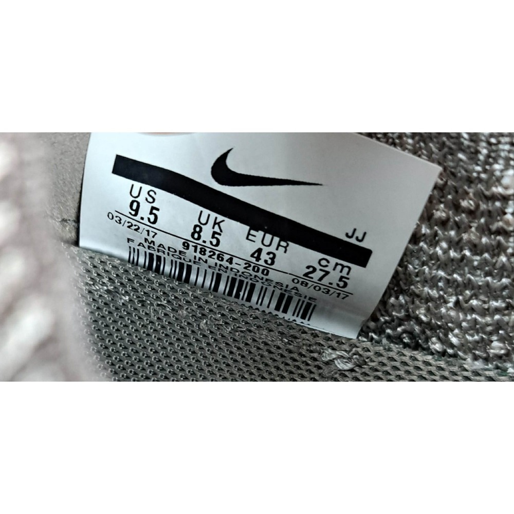Nike Air Zoom Mariah Flyknit Racer Brown Running Shoes 918264-200 Mens Size 9.5 - Picture 11 of 11
